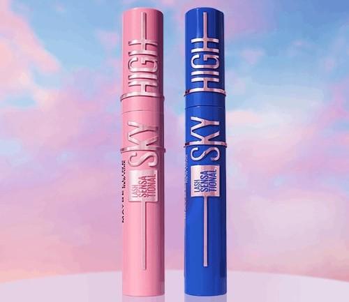 Maybelline Lash Sensational Sky High Mascara για Όγκο & Μήκος Μπλε (Blue Mist)