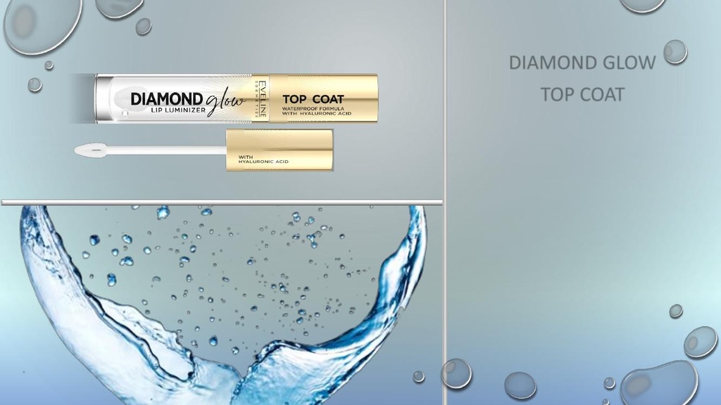 Diamond Glow  Lip Luminizer  01 με υαλουρονικό οξύ