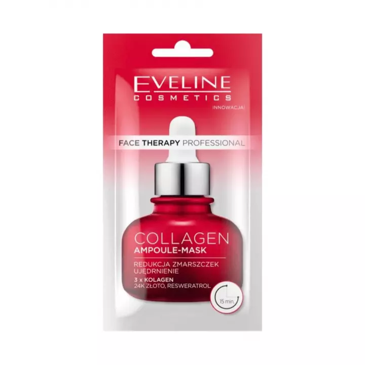 Eveline Θεραπεία Προσώπου Collagen Ampoule Mask για Σύσφιξη