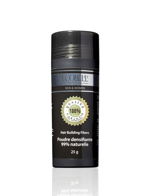 Ecobell Professional Hair Building Fibers – Ίνες Πύκνωσης Μαλλιών 25gr Dark Brown