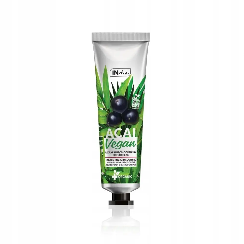 Inelia Vegan Κρέμα χεριών ACAI & BAMBUS 100ml