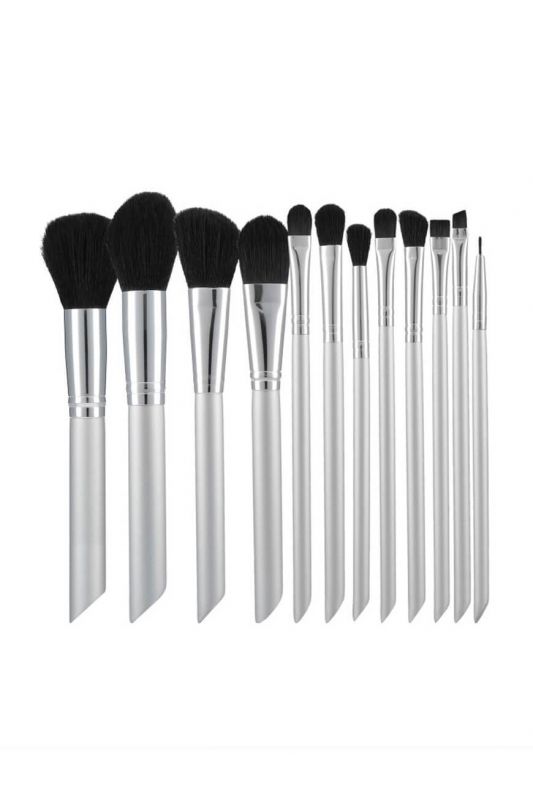 T4B 12 Makeup Brush Set Grey