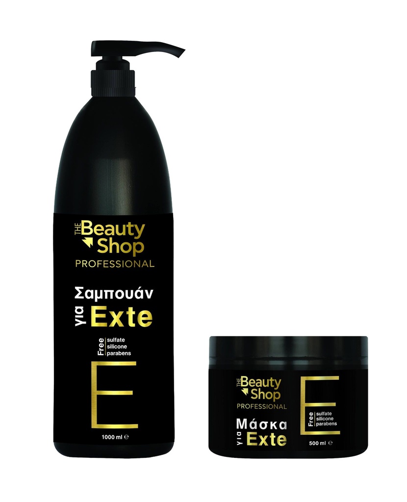 ΣΑΜΠΟΥΑΝ 1000ML ΚΑΙ ΜΑΣΚΑ ΜΑΛΛΙΩΝ 500ML ΓΙΑ EXTENSIONS