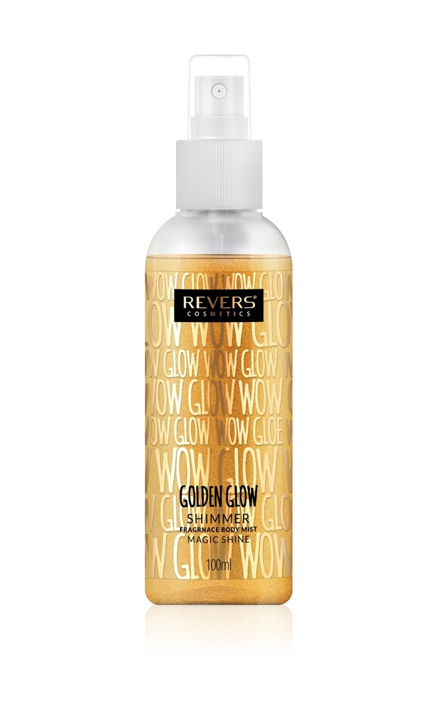 BODY MIST REVERS WITH GLITTER GOLDEN GLOW  100 ML