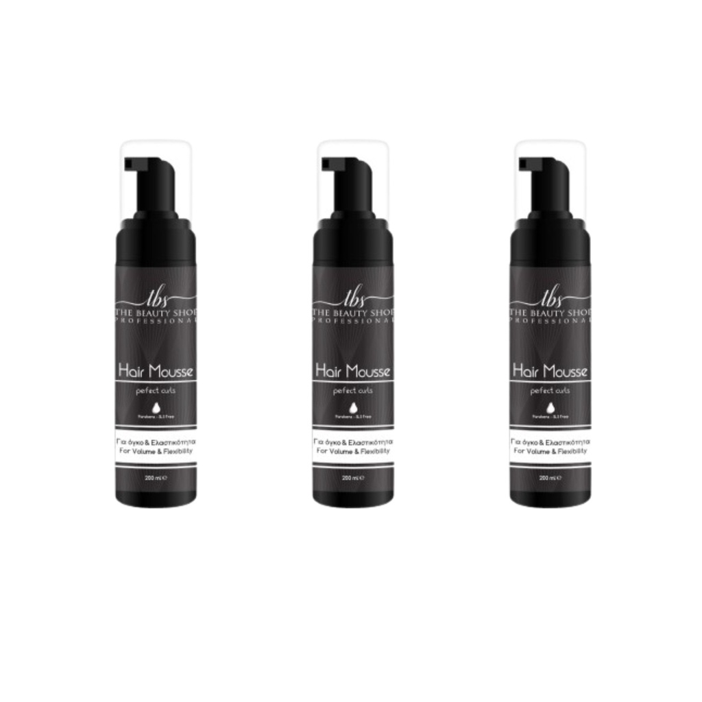 Αποκτήστε την προσφορά 3 αφρούς μαλλιών tbs hair mousse perfect curls (3x200ML)