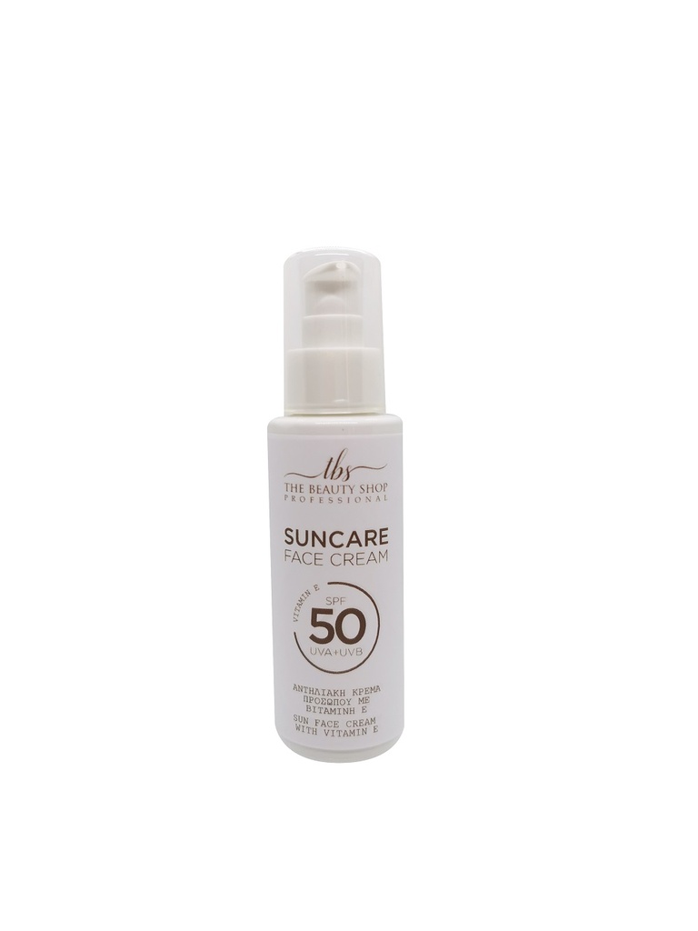 ΑΝΤΗΛΙΑΚΗ ΚΡΕΜΑ ΠΡΟΣΩΠΟΥ SPF50 ΜΕ ΒΙΤΑΜΙΝΗ E, 100ML | thebeautyshop.gr