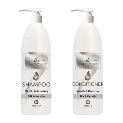 ​​​Σετ Μετάξι Κερατίνη Σαμπουάν & Conditioner 1lt