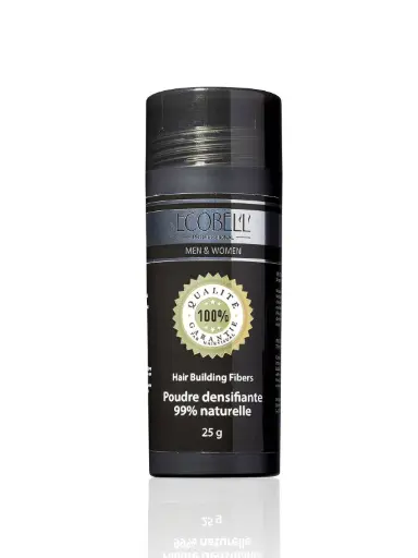  Ecobell Professional Hair Building Fibers – Ίνες Πύκνωσης Μαλλιών 25gr Black