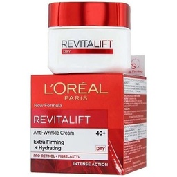 LOREAL REVITALIFT Anti-Wrinkle Cream (DAY) 40+ για Ενυδάτωση, Αντιγήρανση & Σύσφιξη με Ρετινόλη 50ml