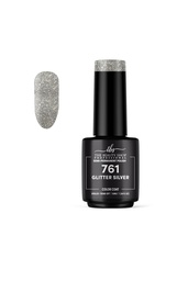 ΗΜΙΜΟΝΙΜΟ ΒΕΡΝΙΚΙ ΝΥΧΙΩΝ TBS  GLITTER SILVER 15ML 761