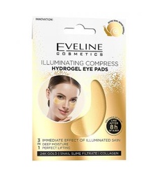 Eveline Gold Illuminating Compress Hydrogel Eye Pads 3 in 1