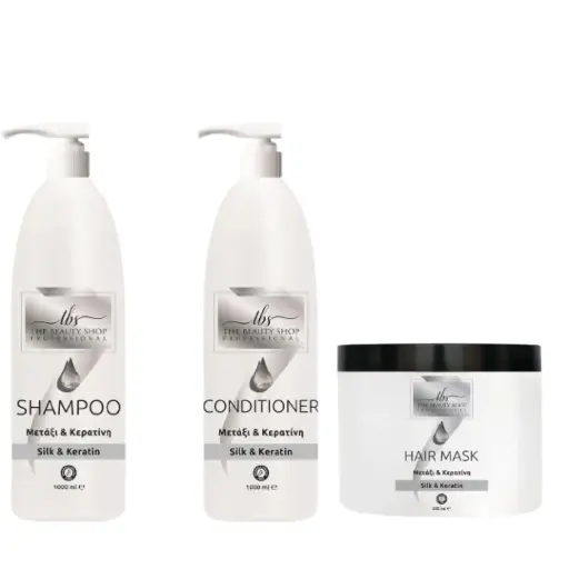 Σετ Μετάξι Κερατίνη Σαμπουάν & Conditioner1lt Μάσκα 500ml
